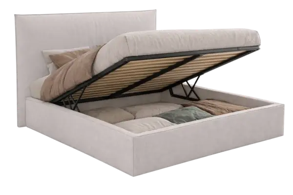 Cama tapizada con canapé París