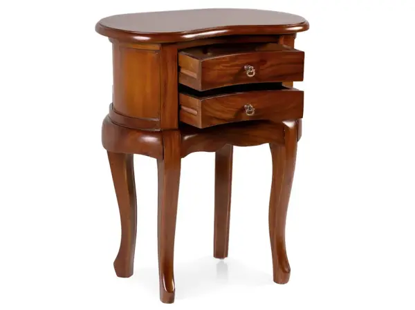 Mesita de noche 2 cajones vintage Angela