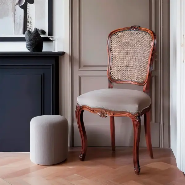 Silla pata cabriolé Clásica Louis