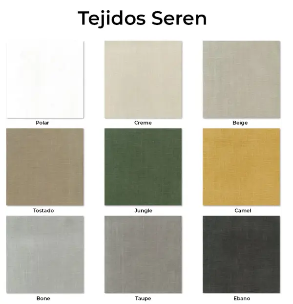 Cama con canapé tapizada media luna