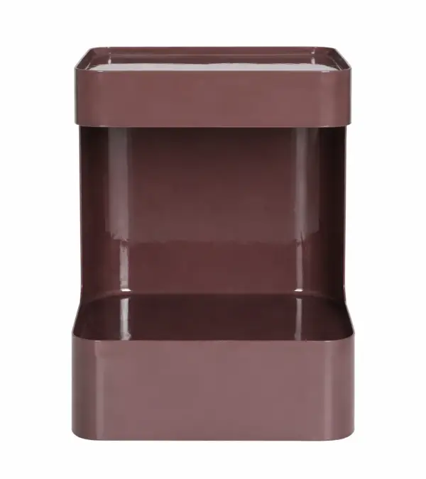 Mesa de noche marsala metal Umoa