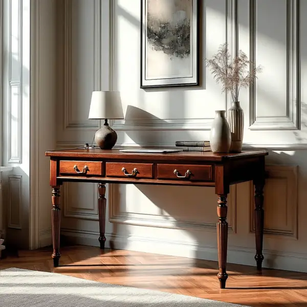 Mesa de escritorio clásica Victoriana