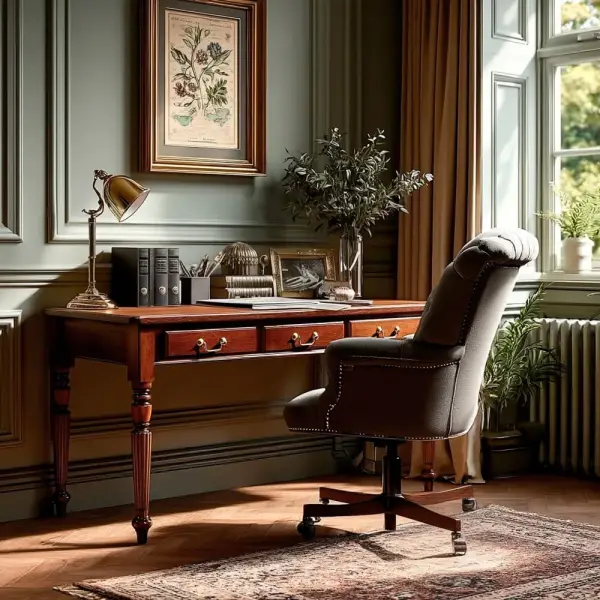 Mesa de escritorio clásica Victoriana