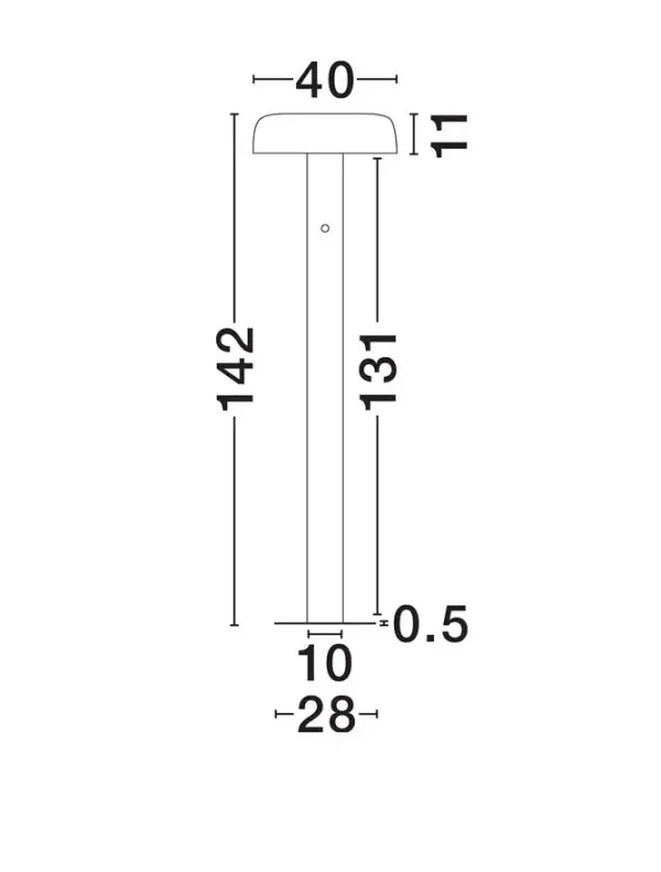 Lámpara de pie regulable de acero negro Noelia