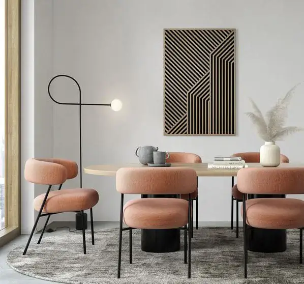 Lámpara de pie negro esfera opal Dedalo