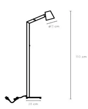 Lámpara de pie Mizuko