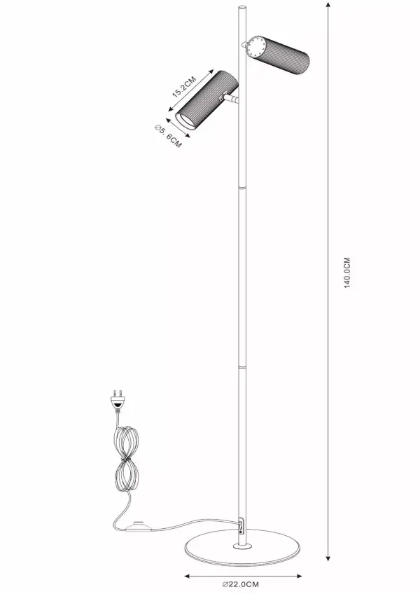 Lámpara de pie Clubs