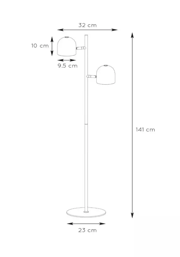 Lámpara de pie Skanska