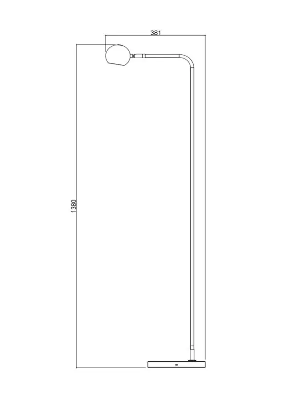 Lámpara de pie Comet