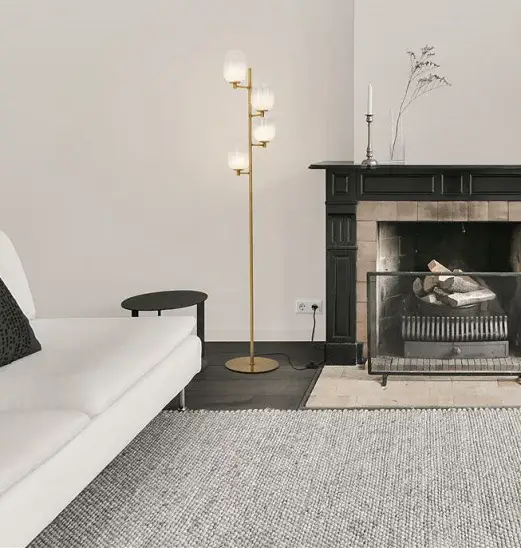 Lámpara de pie Balor metal