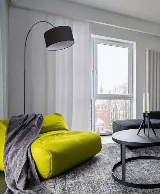 Lámpara de pie Sama aluminio