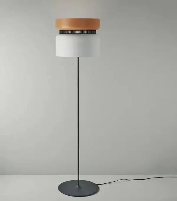 Lámpara de pie doble pantalla Aspen F 40