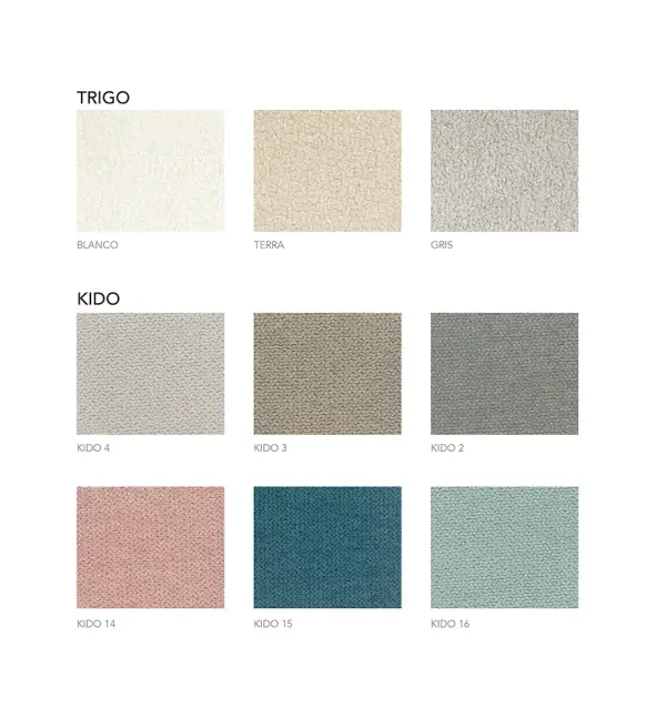 Cabecero tapizado minimalista Lignes