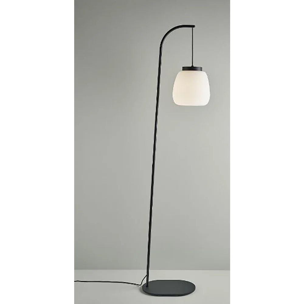 Lámpara de pie inspiración japonesa esférico Misko