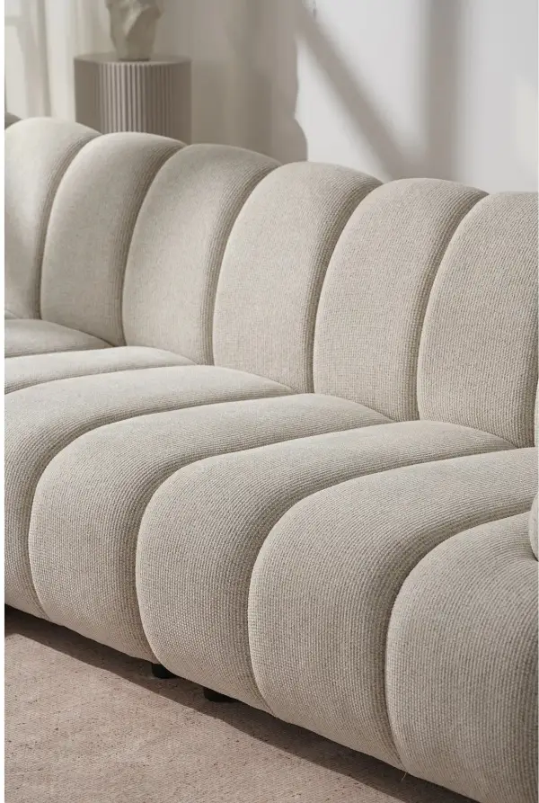 Sofá con chaise loungue modular Terso