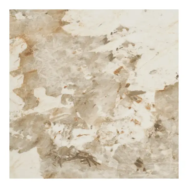 Mesa de comedor Atenas cerámica blanca y marrón