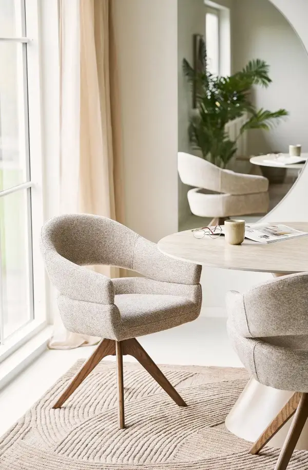 Silla de comedor Dover madera natural