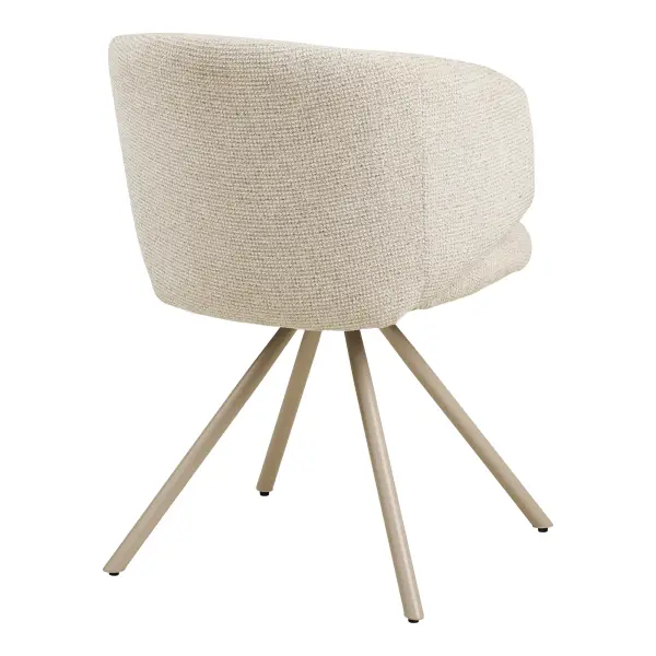 Silla de comedor Fulham tela arena