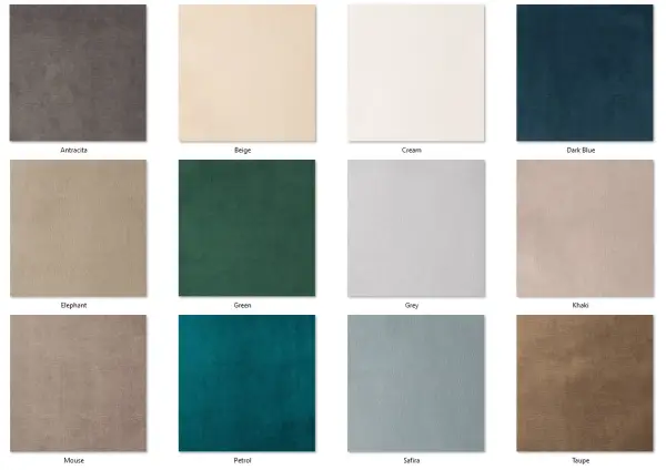 Cama redonda tapizada Love