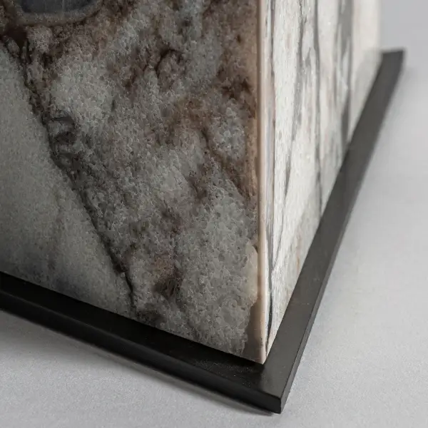 Lámpara de pie Dina mármol gris