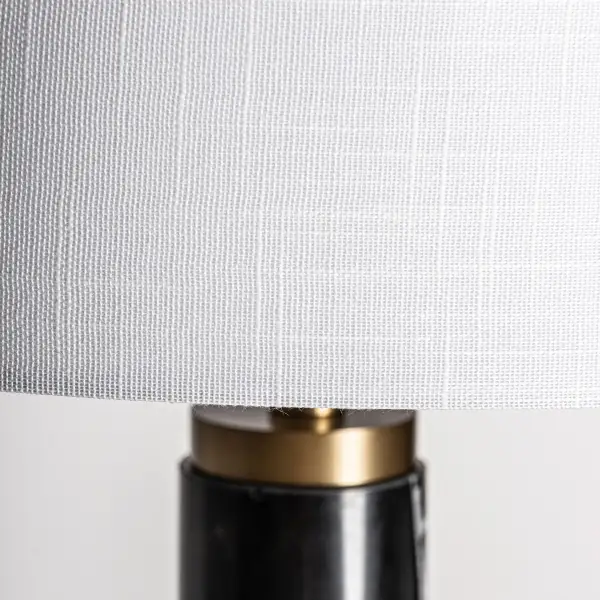 Lámpara de pie Texas mármol blanco