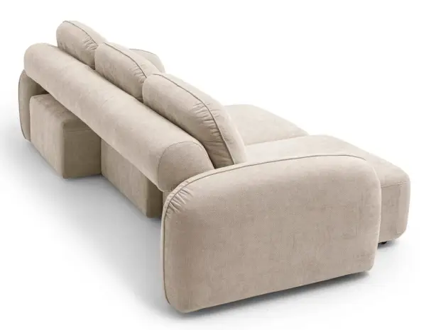 Sofá deslizante curvo Susa