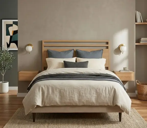Cabecero roble nórdico Line Osaka