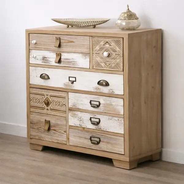 Zapatero rústico 2 cajones Country Form