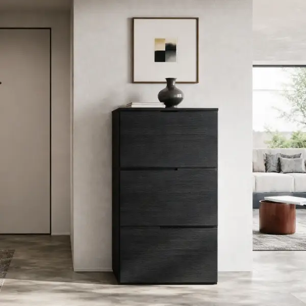 Zapatero 3  gabetas roble GolaUp