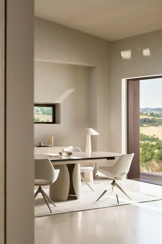 Mesa extensible Ardis beige