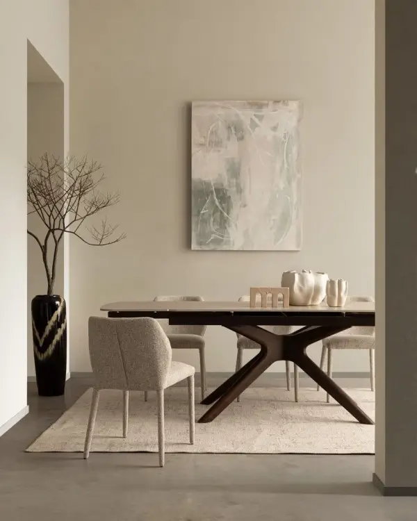 Mesa de comedor extensible Maritta