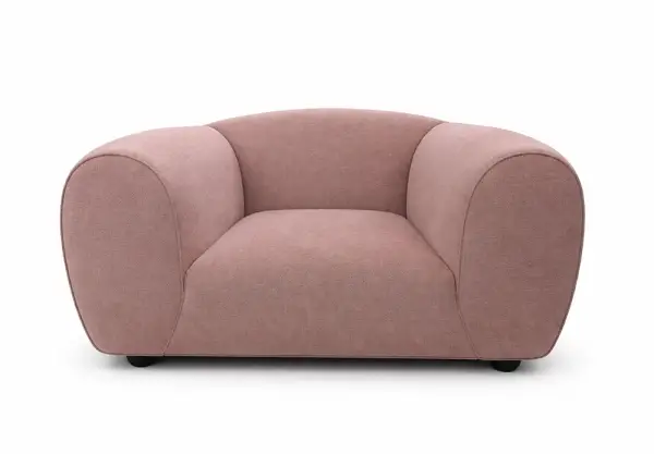 Butaca atemporal Blush Rosa palo