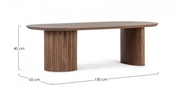 Mesa auxiliar Orissa Nat madera de mango