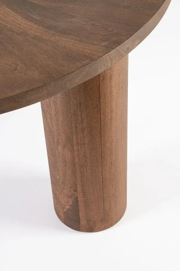 Mesa auxiliar Orissa Nat D80 madera de mango