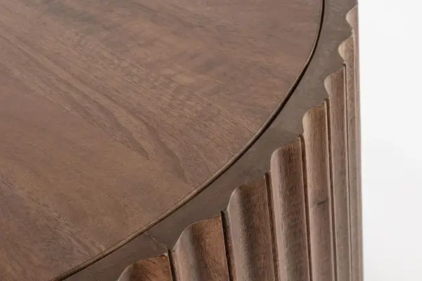 Mesa auxiliar Orissa Nat D80 madera de mango