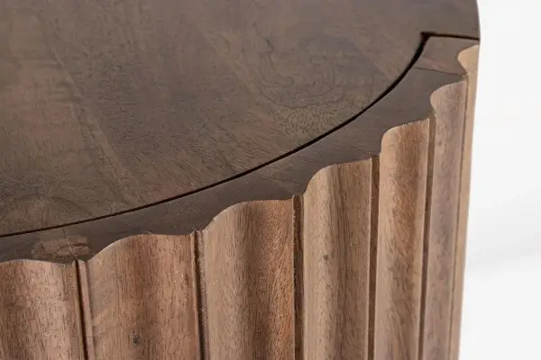 Mesa auxiliar Orissa Nat D50 madera de mango