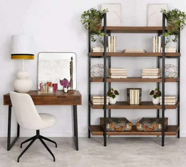 Mesa de escritorio industrial Loft