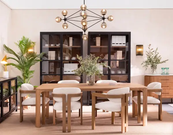 Mesa de comedor esquinas redondeadas Curve