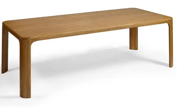 Mesa de comedor esquinas redondeadas Curve