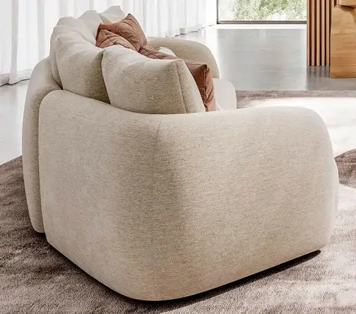 Sofá modular 3 plazas curvo Togo party