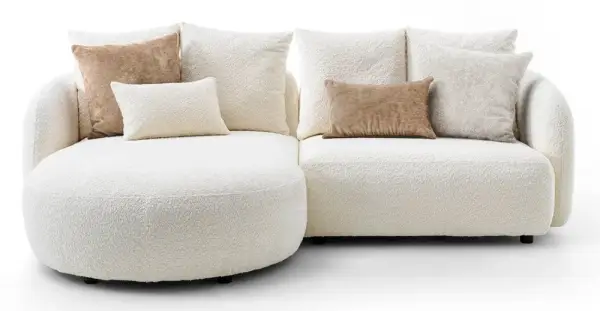 Sofá con chaise longue curvo Togo party