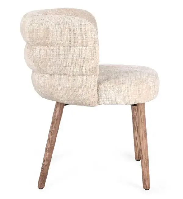 Silla tapizada crudo Luciente