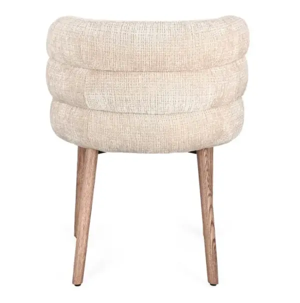 Silla tapizada crudo Luciente