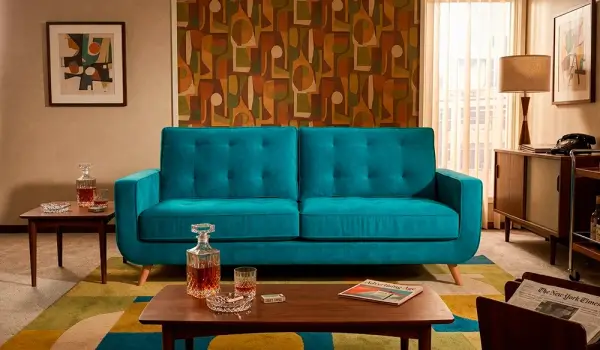 Sofá retro Sterling Cooper