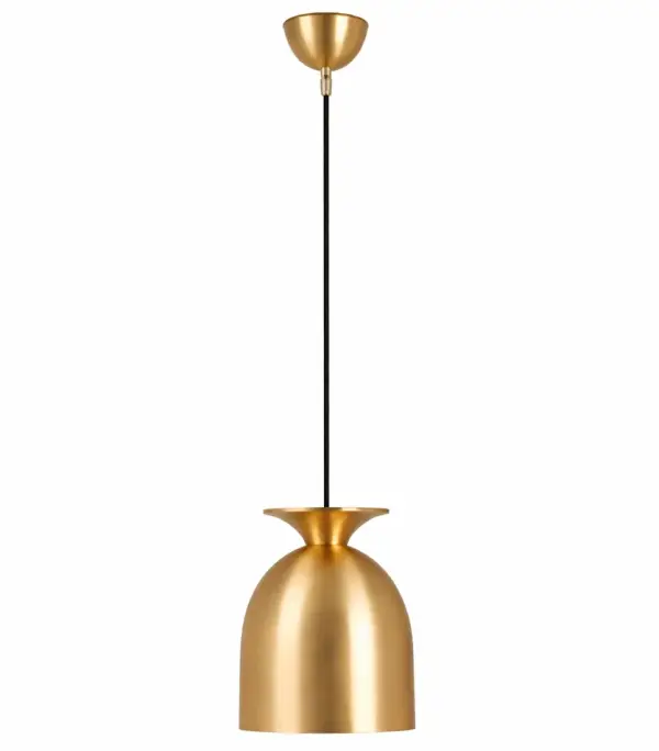 Lámpara de techo dorado satinado Lite