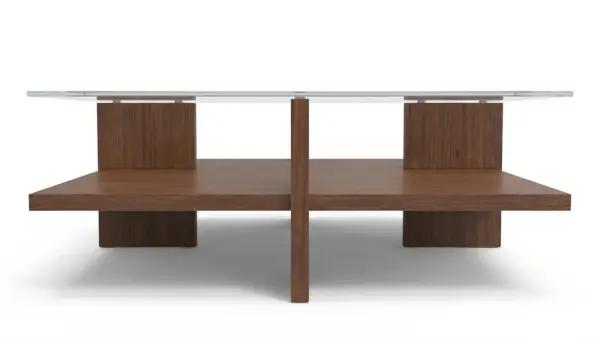 Mesa de centro con tapa de cristal New Jersey
