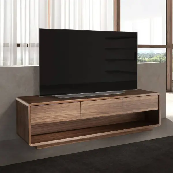 Mesa de televisión nogal Noxen