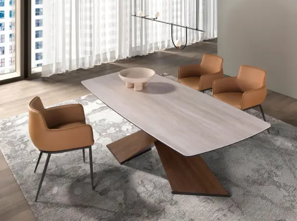 Mesa de comedor ovalada Ovarena