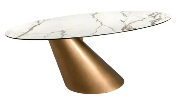 Mesa de comedor ovalada Ovaleia