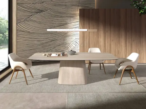 Mesa de comedor porcelánico Orya